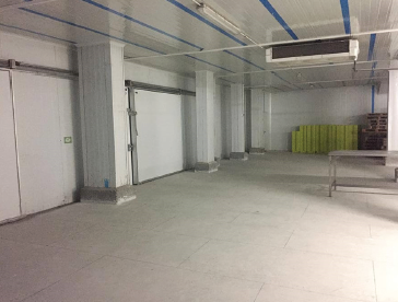 Cold room interior